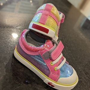 See Kai Run Kristin Rainbow Sequins Sneaker